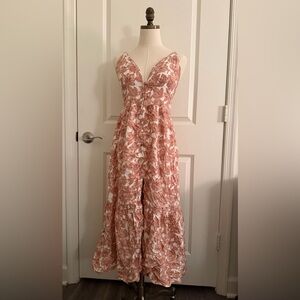 Abercrombie & Fitch Pink Floral Maxi Dress